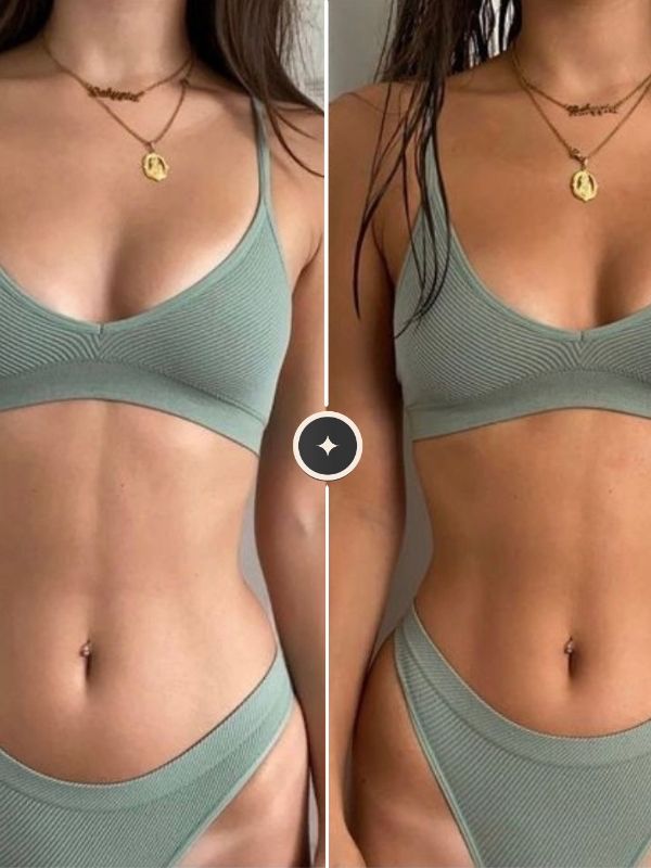 Before/After spray tan 3